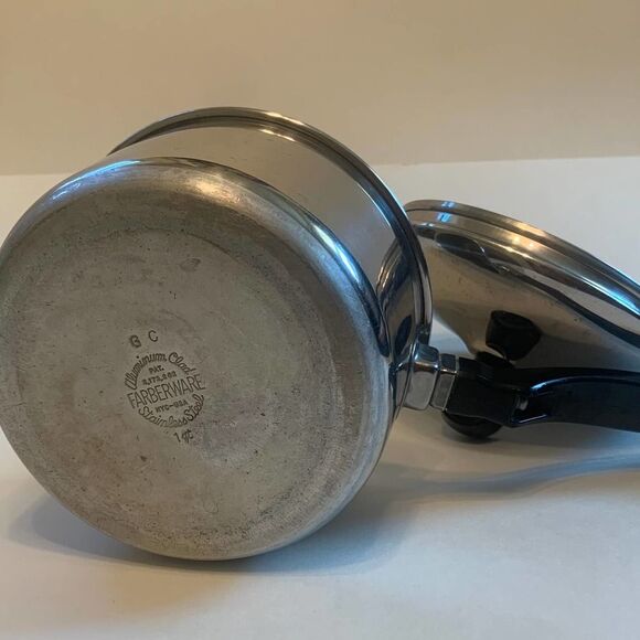 Farberware- Aluminum Clad Stainless Steel 1 Quart Pot with Lid x - Picture 5 of 7
